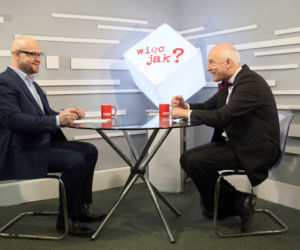 Sławomir Jastrzębowski i Janusz Korwin-Mikke