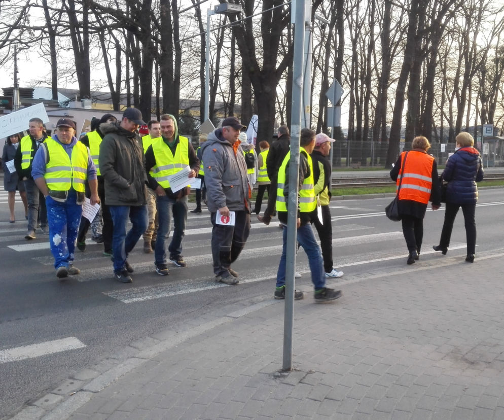 Blokada ulicy Mickiewicza