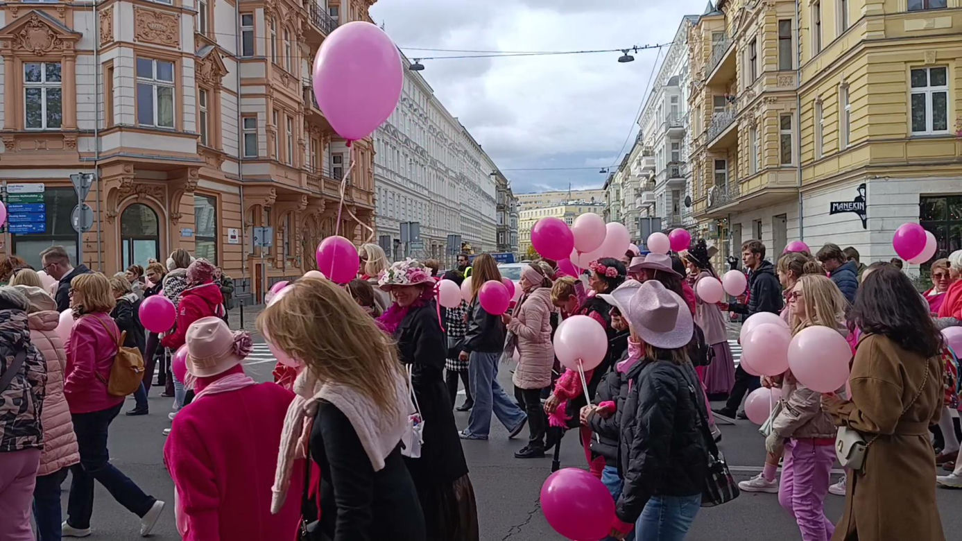 Marsz Różowej Wstążki w Szczecinie