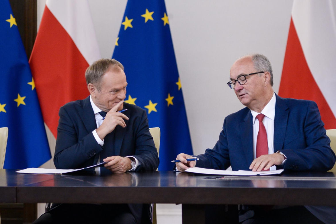 Liderzy KO, Trzeciej Drogi i Nowej Lewicy podpisali umowę koalicyjną