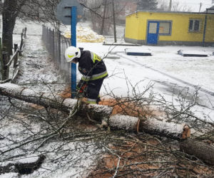 Silny wiatr na Podkarpaciu 17.01.2022. Uszkodzone dachy na szkołach! 