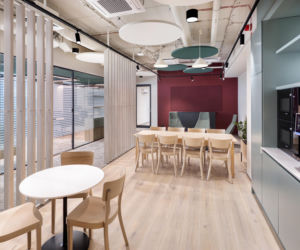 Biuro przy centrum dystrybucyjnym Auchan w Wilczej Górze