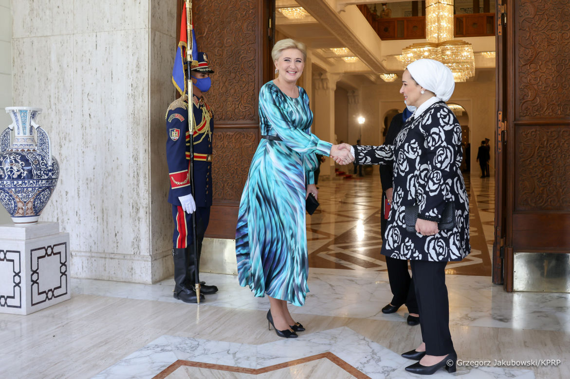 Agata Duda w Egipcie. Pierwsza dama przyćmiła wszystkich swoją stylizacją