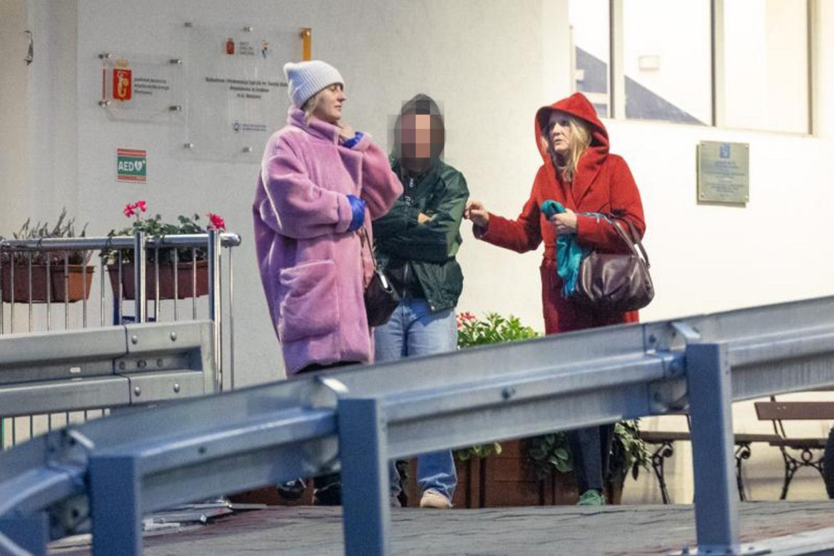 Grażyna Szapołowska w  szpitalu
