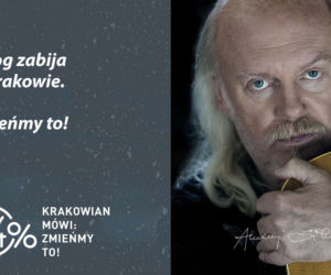 W Krakowie na Brackiej mieszka smog. Gwiazdy w kampanii 94 procent [GALERIA]