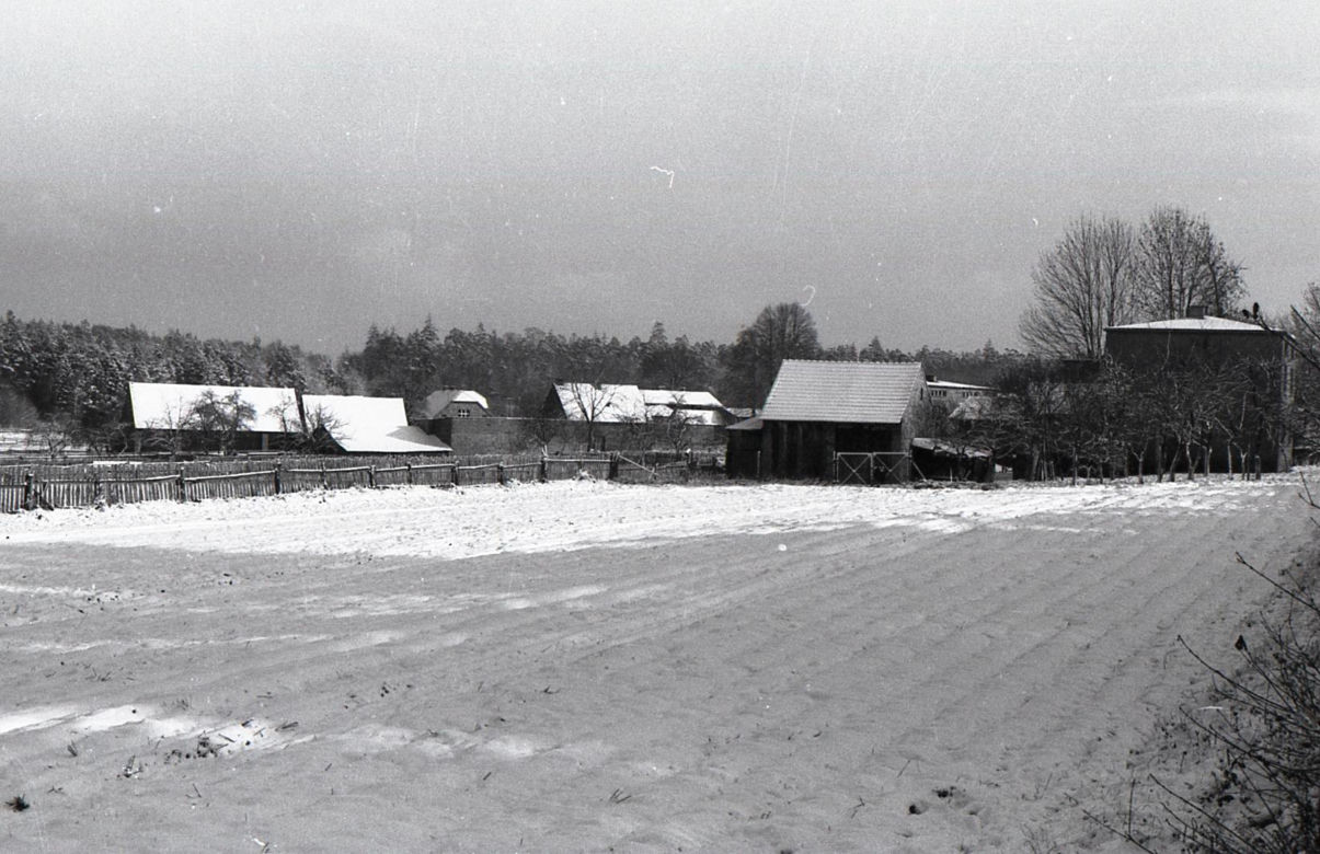 Rybnik zimą w latach 80.