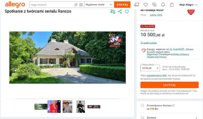 Najciekawsze aukcje gwiazd dla WOŚP. Sprawdź, co można wylicytować