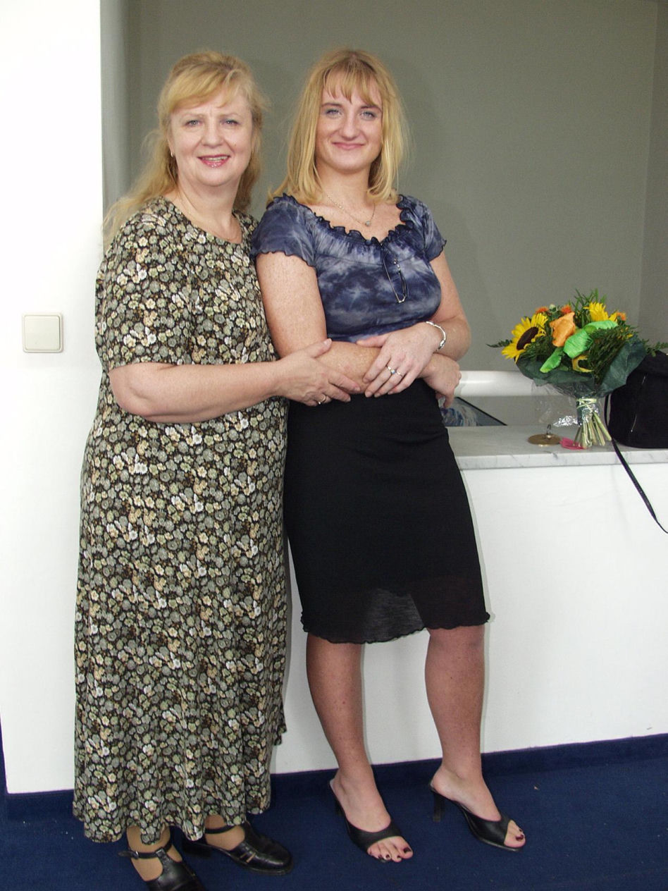 Stanisława Celińska z rodziną