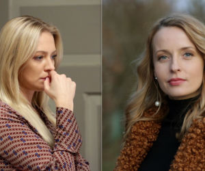M jak miłość odc. 1447. Nina (Agnieszka Judycka), Joasia (Barbara Kurdej-Szatan)