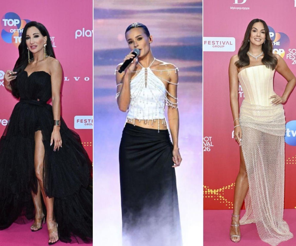 Justyna Steczkowska, Natalia Szroeder i Paulina Krupińska na festiwalu w Sopocie. O kreacjach gwiazd przeczytasz w SE.