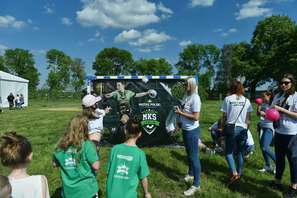 Piknik z lubelskimi szczypiornistkami