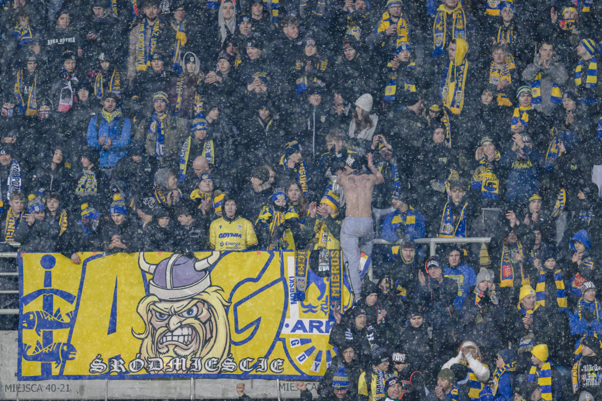 Arka Gdynia - Legia Warszawa: Zdjęcia z boiska