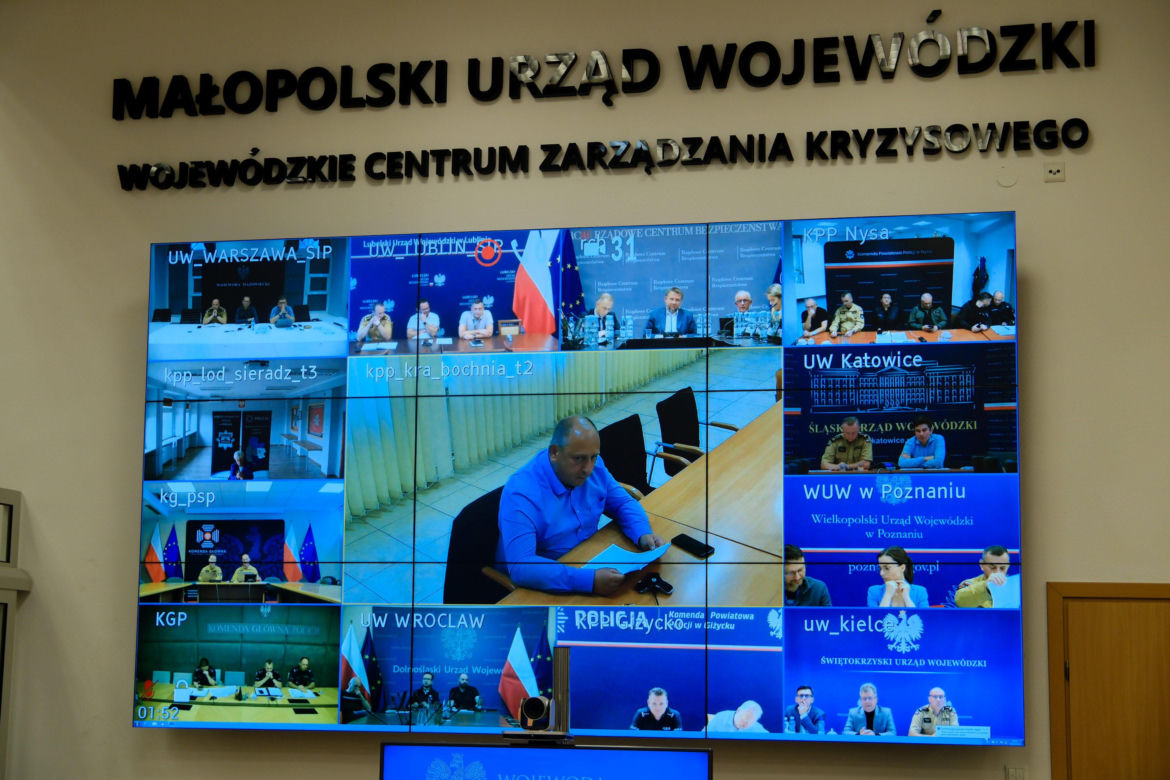 Posiedzenie Rządowego Zespołu Zarządzania Kryzysowego w związku z sytuacją meteorologiczną i hydrologiczną