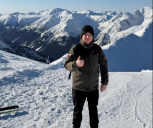 Andruszkiewicz zabrał żonę w góry