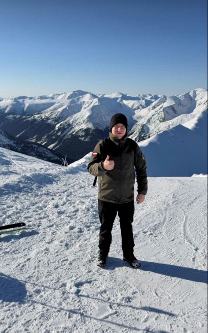 Andruszkiewicz zabrał żonę w góry