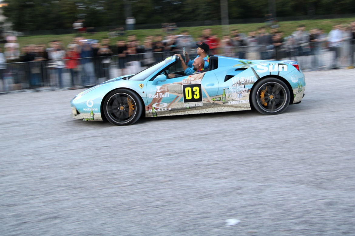 Gumball 3000 2017 w Polsce, Warszawa Stadion Narodowy