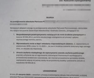 Wyglądał profesjonalnie. 14 osób wpłaciło zaliczki na te same działki. Poszkodowani oskarżają adwokata