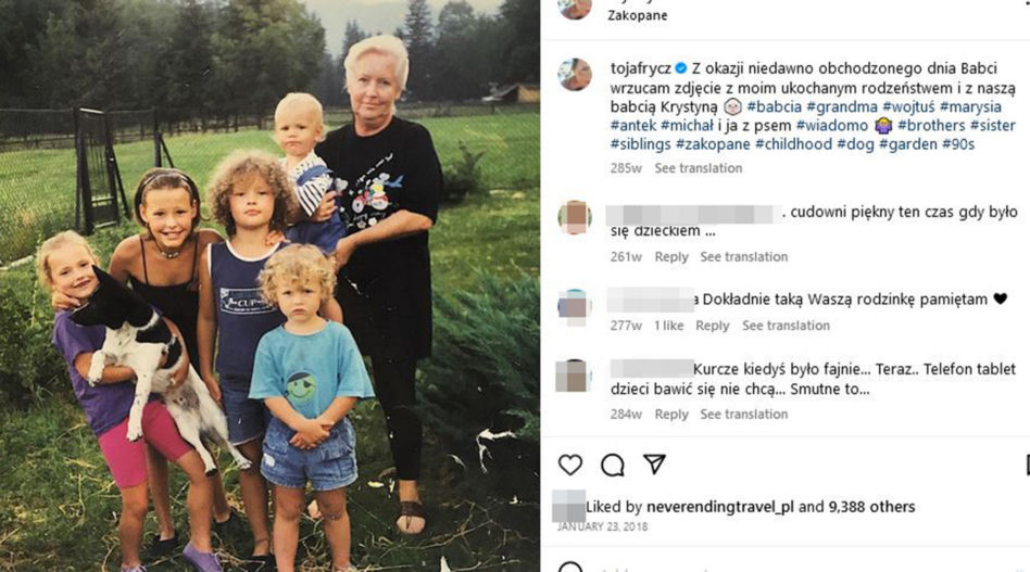  Brat Olgi Frycz był dziecięcym aktorem