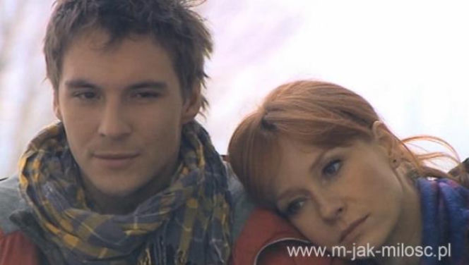 M jak MIŁOŚĆ odc. 994. Marcin (Mikołaj Roznerski), Agnieszka (Magdalena Walach)