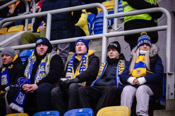 Arka Gdynia - Legia Warszawa: Zdjęcia kibiców z meczu 20. kolejki PKO BP Ekstraklasy