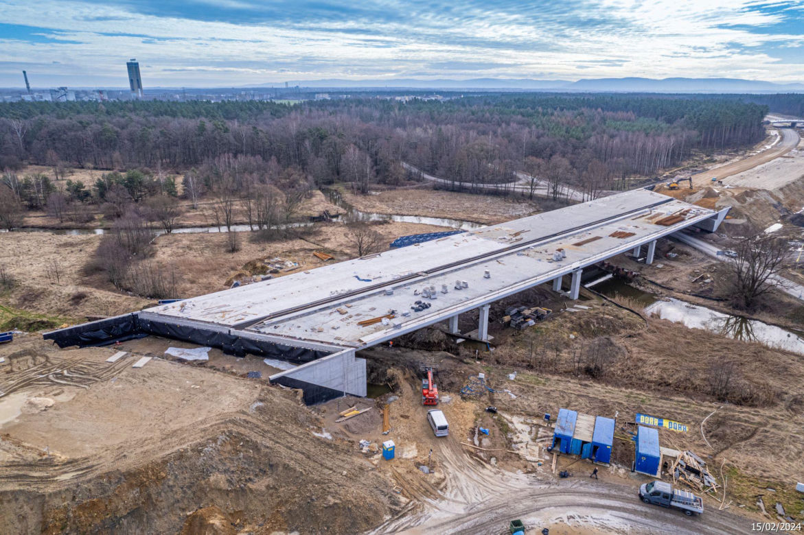 Budowa S1 Oświęcim - Dankowice LUTY 2024
