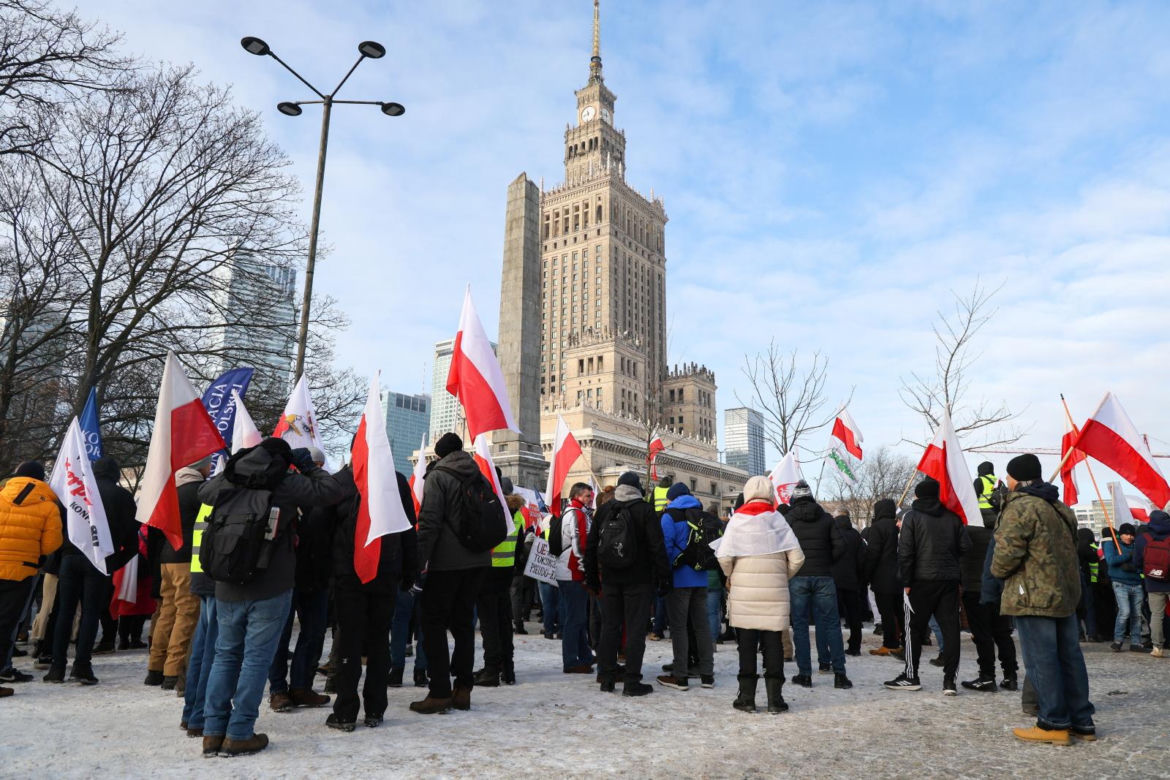 Protest rolników w Warszawie (9.01.2026)
