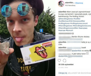 Znani na Koncercie Rolling Stones