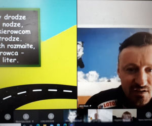 Adam Małysz uczył najmłodszych bezpieczeństwa na drodze