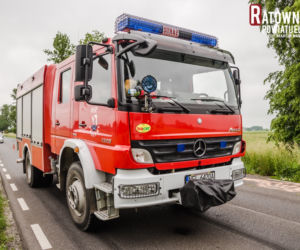 Śmiertelny wypadek na DK 65 za Prostkami. Motocyklista zginął na miejscu