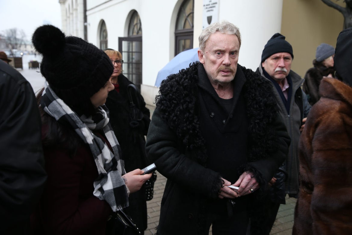 Pogrzeb Jerzego Gruzy. Żegnała go rodzina i przyjaciele.