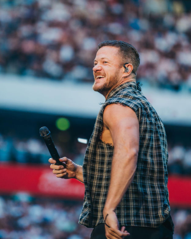 Koncert Imagine Dragons w Warszawie (18.07.2025). Organizatorem koncertu jest Live Nation, a patronem medialnym - Radio ESKA