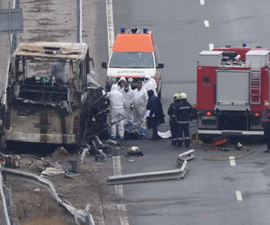 Czteroletnie bliźniaki spłonęły żywcem w autokarze