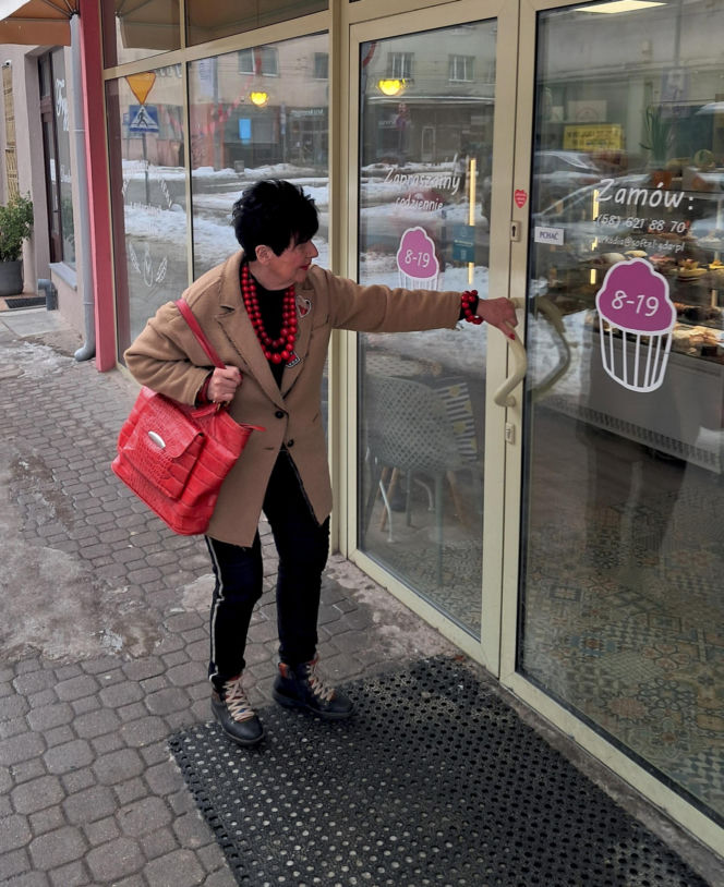 Joanna Senyszyn u fryzjera