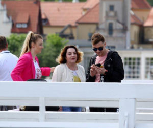 Daniel Martyniuk zabrał rodzinę nad morze