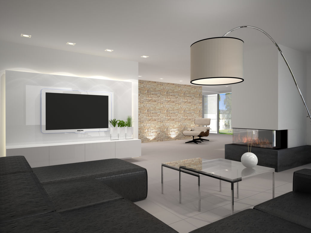 Projekt wnętrza domu w stylu Bauhaus zdjecie 6