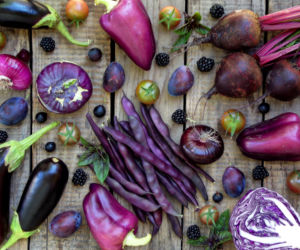 Fioletowo-niebieskie warzywa i owoce - dieta tęczowa