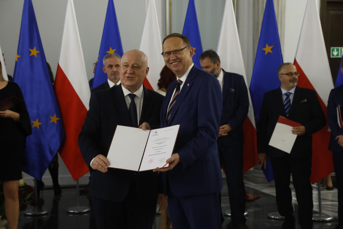 Uroczystość wręczenia zaświadczeń o wyborze na posła