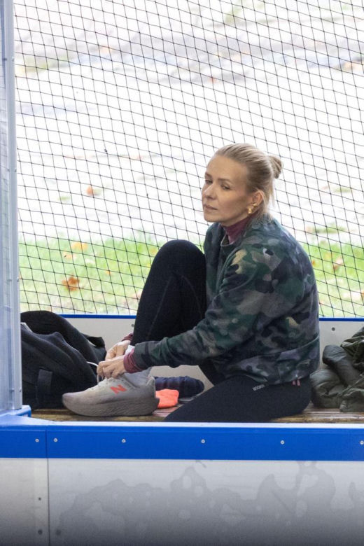 Aneta Zając na łyżwach