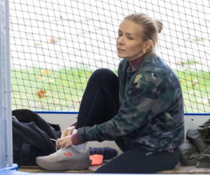 Aneta Zając na łyżwach