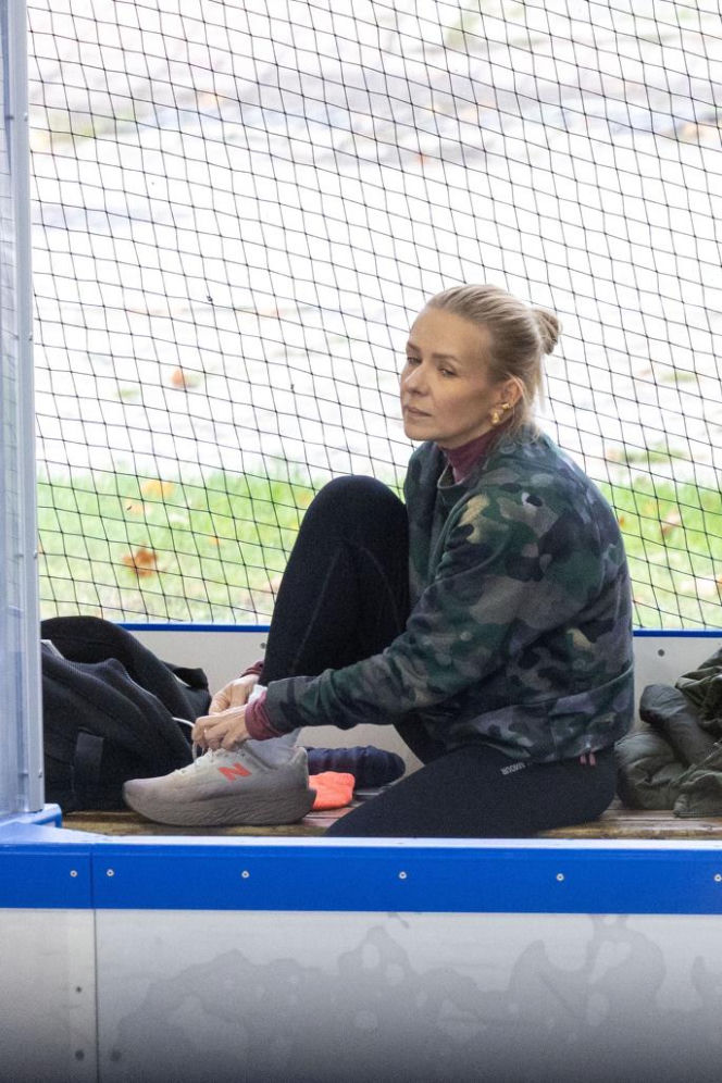 Aneta Zając na łyżwach