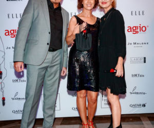 Agnieszka Drewnicka, Kamila Porczyk, Anna Popek na jubileuszu Agio Milano