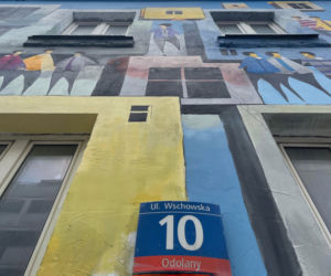 Oddychający mural na Woli