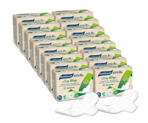  Vuokkoset, KARTON, 100% BIO, Podpaski ze Skrzydełkami Long, 12 x 10 szt., ok. 173 zł