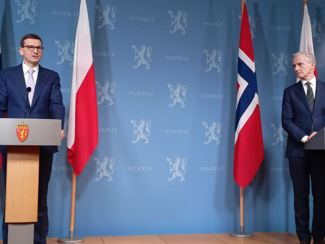 Premier Morawiecki w Oslo