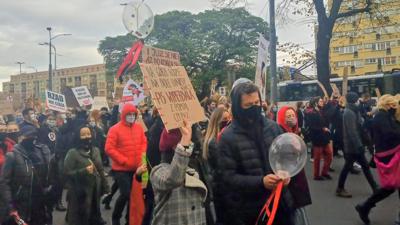 Protest kobiet w Szczecinie - 28.10.2020