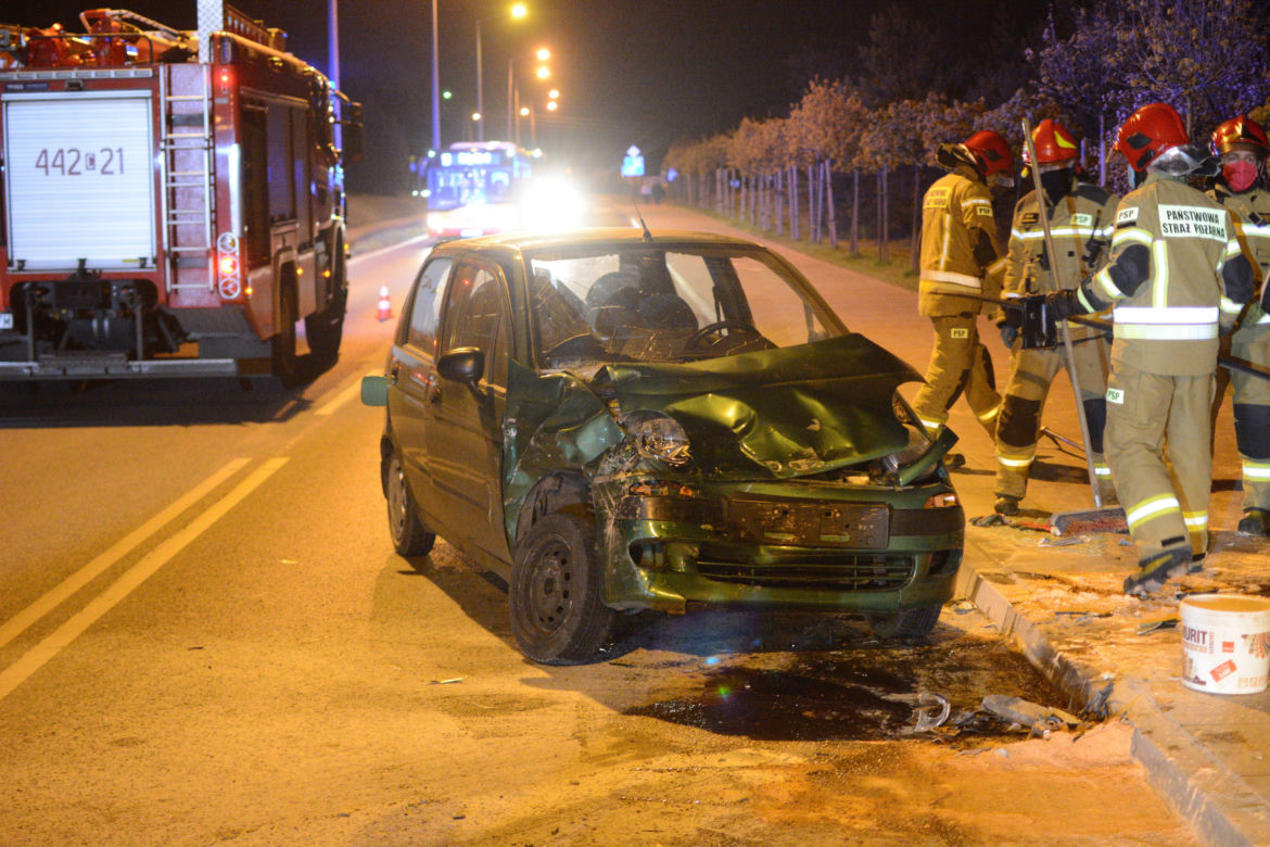Wypadek w Grudziądzu. Sprawca miał prawie 2 promile