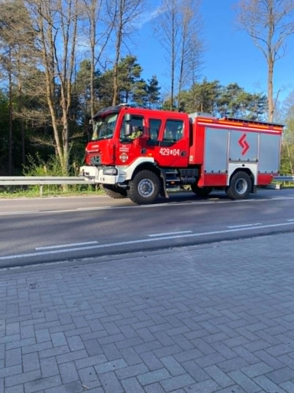 Pożar w woj. lubelskin