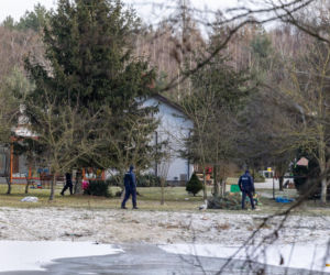 Wiktorek wpadł z mamą do stawu
