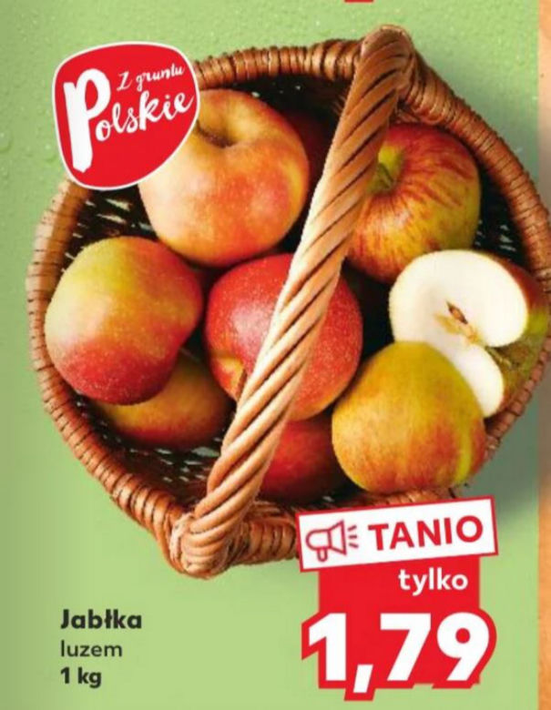 Jabłka tanie jak barszcz