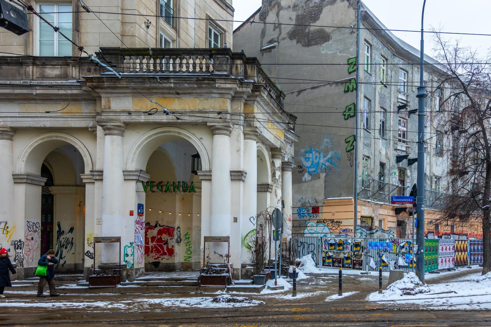 Graffiti w centrum Warszawy w 2026 r.